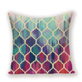 Geometric Linen Cushion Cover for Home Decor - Ljojo's Stylish Throw Pillow Case
