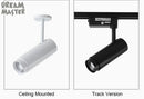 Ljojo LED Track Spotlights 5/7/10/15/20W - Zoom Adjustable Rail Lamp - Modern Art Deco