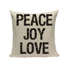 Ljojo Love Letter Cushion Cover Decorative Pillows Sofa Car Home Decor Linen Throw Pillow Case