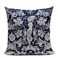 Ljojo Mermaid Pillowcase Ocean Style Cushion Cover 45x45cm Square Home Decor