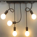 Ljojo LED Hose Track Lights, E27 Lamp Holder, Long Rod Bending Light
