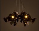 Ljojo Loft Industrial Chandelier: Retro & Creative Lighting for Home, Restaurant, Cafe & Store