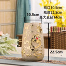 Ljojo™ Europe Gold Ceramic Vase: Creative Porcelain Decor for Home & Wedding