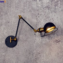 Ljojo Loft Retro LED Wall Lamp Swing Arm Industrial Sconce Luminaire