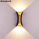 Ljojo 12W LED Outdoor Wall Lamp for Bedroom, Porch, Garden - NR-123
