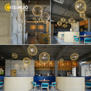 Ljojo LED Spark Ball Chandelier Fireworks Pendant Light - Modern Luxury Stainless Steel