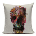 Ljojo Mexican Skull Cushion Covers: High-Quality Black Throw Pillow Cases