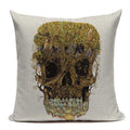 Ljojo Mexican Skull Cushion Covers: High-Quality Black Throw Pillow Cases