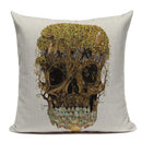 Ljojo Mexican Skull Cushion Covers: High-Quality Black Throw Pillow Cases