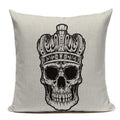 Ljojo Mexican Skull Cushion Covers: High-Quality Black Throw Pillow Cases