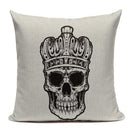 Ljojo Mexican Skull Cushion Covers: High-Quality Black Throw Pillow Cases