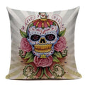 Ljojo Mexican Skull Cushion Covers: High-Quality Black Throw Pillow Cases