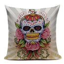 Ljojo Mexican Skull Cushion Covers: High-Quality Black Throw Pillow Cases