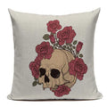 Ljojo Mexican Skull Cushion Covers: High-Quality Black Throw Pillow Cases
