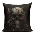 Ljojo Mexican Skull Cushion Covers: High-Quality Black Throw Pillow Cases