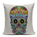 Ljojo Mexican Skull Cushion Covers: High-Quality Black Throw Pillow Cases