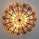 Ljojo Meditteranean Sea Shell Peacock Tail Ceiling Light with E27 Holder
