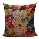 Ljojo Mexican Skull Cushion Covers: High-Quality Black Throw Pillow Cases