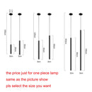 Ljojo 3W LED Cylindrical Pendant Lights - Nordic Design for Bar & Restaurant Lighting