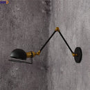 Ljojo Loft Retro LED Wall Lamp Swing Arm Industrial Sconce Luminaire