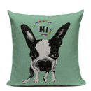 Ljojo Luxury Animal Pillow Case - 45x45cm Square Custom Cushion