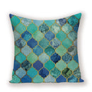 Geometric Linen Cushion Cover for Home Decor - Ljojo's Stylish Throw Pillow Case