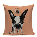 Ljojo Luxury Animal Pillow Case - 45x45cm Square Custom Cushion