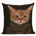 Ljojo Meow Star Cat Cushion Cover 45x45cm - Cute Cartoon Animal Design