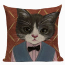 Ljojo Meow Star Cat Cushion Cover 45x45cm - Cute Cartoon Animal Design