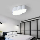 Ljojo LED Cloud Kids Room Ceiling Light - White Blue Red Yellow Fixtures