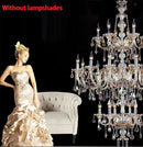 Ljojo Luxury Crystal Chandelier with 24 Lights for Modern Hotel Lobby