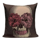Ljojo Mexican Skull Cushion Covers: High-Quality Black Throw Pillow Cases