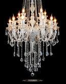 Ljojo Luxury Crystal Chandelier Modern K9 Candle Lamps Fixture