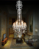 Ljojo Luxury Crystal Chandelier Modern K9 Candle Lamps Fixture