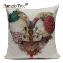 Ljojo Mexican Skull Cushion Covers: High-Quality Black Throw Pillow Cases
