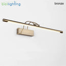 Ljojo LED Vanity Mirror Lights - Modern Nickel Bronze Bathroom Decoration