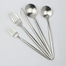 Ljojo 30-Piece Stainless Steel Cutlery Set for 6 - Matte Finish