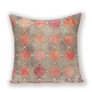 Geometric Linen Cushion Cover for Home Decor - Ljojo's Stylish Throw Pillow Case