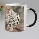 Ljojo Leopard Ceramic Magic Color Changing Coffee Mug, 11oz