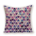 Geometric Linen Cushion Cover for Home Decor - Ljojo's Stylish Throw Pillow Case