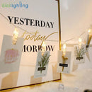 LED Photo Clip Fairy Lights for Holiday Decor by Ljojo