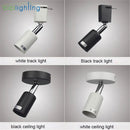 Ljojo Minimalist E27 Track Light with Adjustable Direction in Ceiling Mounted Fixture