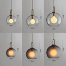 Ljojo Luxury Glass Ball Pendant Light for Bedroom, Bar, and Restaurants