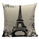 Ljojo London Bridge Paris Eiffel Tower Decorative Printed Throw Pillows
