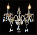Ljojo Luxury Crystal Lamp Bedside Wall Light Fixture 1/2/3 Heads