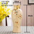 Ljojo™ Europe Gold Ceramic Vase: Creative Porcelain Decor for Home & Wedding