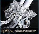 Ljojo Luxury Crystal Chandelier 15 Arms Gold/Silver 150cm Height