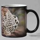 Ljojo Leopard Ceramic Magic Color Changing Coffee Mug, 11oz