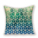 Geometric Linen Cushion Cover for Home Decor - Ljojo's Stylish Throw Pillow Case