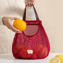 Ljojo Mesh Hanging Kitchen Storage Bags for Fruits & Vegetables